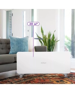 Купить Конвектор Kitfort КТ-2707 белый  в E-mobi