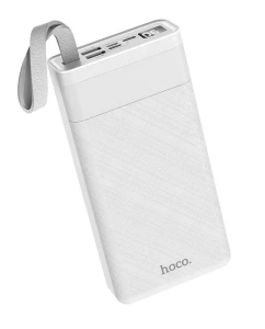 Купить Внешний аккумулятор Hoco Power Bank J73 30000mAh White  в E-mobi