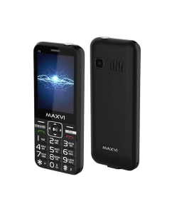 Купить Мобильный телефон Maxvi P3 Black  в E-mobi