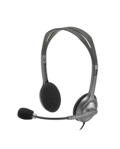 Купить Гарнитура Logitech H110, серый (981-000472)  в E-mobi