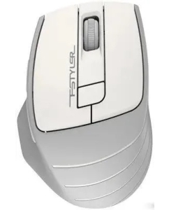 Купить Мышь A4TECH Fstyler FG30S, оптическая, беспроводная, USB, белый и серый fg30s white  в E-mobi