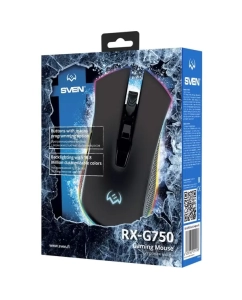 Купить Игровая мышь Sven RX-G750 Black (SV-019198)  в E-mobi
