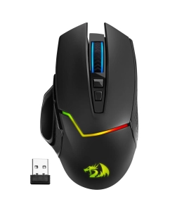 Купить Мышь Redragon Mirage Pro черный оптическая (8000dpi) беспроводная USB  в E-mobi