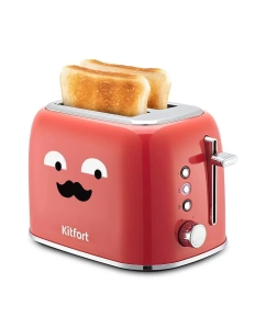 Купить Тостер Kitfort КТ-6218-1 красный  в E-mobi