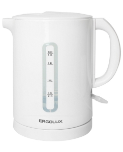 Купить Чайник электрический Ergolux ELX-KH01-C01 1.7 л белый  в E-mobi