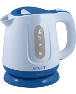 Купить Чайник электрический Energy E-234 1 л белый, синий  в E-mobi