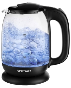 Купить Чайник электрический Kitfort KT-625-6 1.7 л черный  в E-mobi