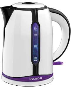 Купить Чайник электрический HYUNDAI HYK-P3405 1.7 л белый  в E-mobi