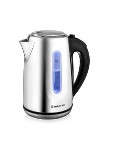 Купить Чайник электрический Brayer BR1014 1.7 л черный, серебристый  в E-mobi