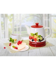 Купить Чайник электрический Oursson KE1742G/RD 1 л красный  в E-mobi
