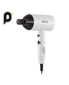 Купить Фен Kitfort КТ-3255 1800 Вт белый  в E-mobi