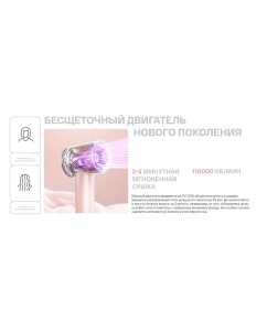 Купить Фен Itel IHD-53 1600 Вт розовый  в E-mobi