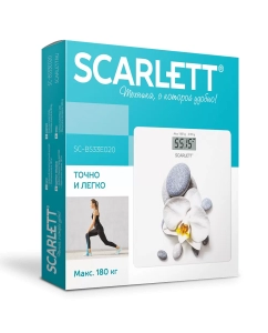 Купить Весы напольные Scarlett SC-BS33E020 White  в E-mobi