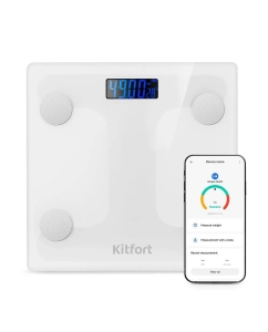 Купить Весы напольные Kitfort КТ-845 белый  в E-mobi