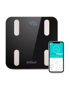 Купить Весы напольные Kitfort КТ-813 черный  в E-mobi