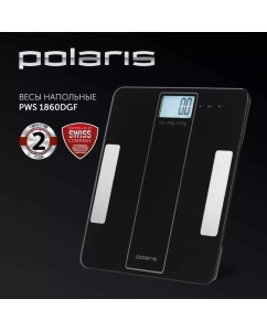 Купить Весы напольные Polaris PWS 1860DGF Black  в E-mobi