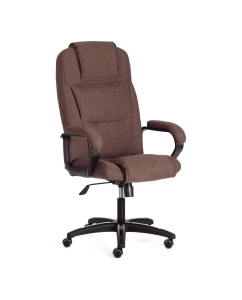 Купить Кресло компьютерное TetChair BERGAMO 22, ткань , коричневый  в E-mobi