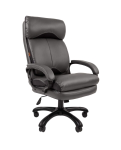 Купить Компьютерное кресло Chairman 505 экокожа, серый  в E-mobi