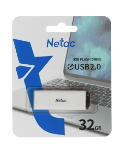 Купить Флешка Netac U185 NT03U185N-032G-20WH 32Gb Белая 32 ГБ белый (NT03U185N-032G-20WH)  в E-mobi