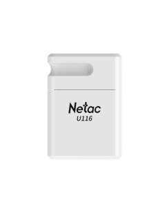 Купить Флешка Netac U116 32ГБ White (NT03U116N-032G-20WH)  в E-mobi