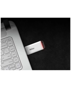 Купить Флешка NETAC U185 128 ГБ белый (nt03u185n-128g-30wh)  в E-mobi