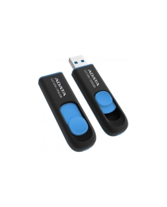 Купить Флешка ADATA UV128 256ГБ Black/Blue (AUV128-256G-RBE)  в E-mobi