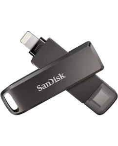 Купить Флешка SanDisk iXpand Luxe 128ГБ Black (SDIX70N-128G-GN6NE)  в E-mobi