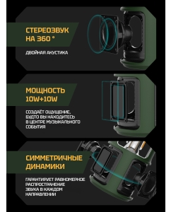 Купить Портативная колонка NowGo F1 Global Sand Yellow  в E-mobi