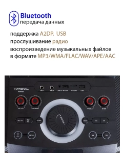 Купить Портатиная колонка  National NSM-V650  в E-mobi
