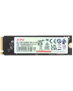 Купить SSD накопитель ADATA GAMMIX S60 BLADE M. 2 2280 512 ГБ (AGAMMIXS60-512G-CS)  в E-mobi