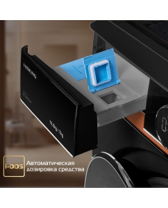 Купить Стиральная машина Hiberg i-DDQ10 - 10714 B черный  в E-mobi