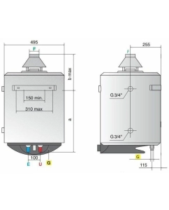 Купить Газовый накопительный водонагреватель Ariston S/SGA 80 R  в E-mobi