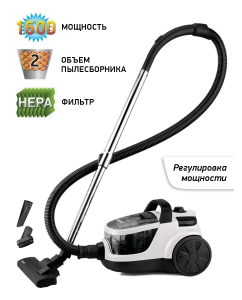 Купить Пылесос BBK BV1504 белый, черный  в E-mobi