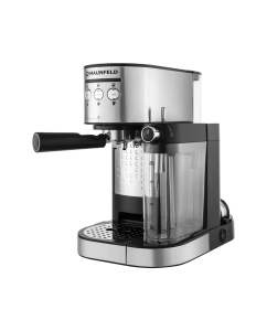 Купить Кофеварка рожкового типа MAUNFELD MF-720S PRO Silver  в E-mobi