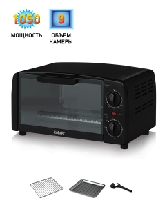 Купить Мини-печь BBK OE0912M Black  в E-mobi