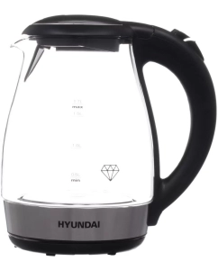 Купить Чайник электрический HYUNDAI HYK-G2030 1.7 л черный  в E-mobi