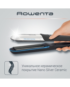 Купить Выпрямитель для волос Rowenta Liss&amp;Curl Ultimate shine SF6220D0 Black  в E-mobi