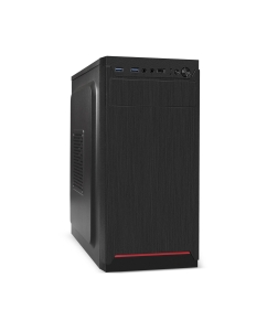 Купить Корпус компьютерный ExeGate BAA-114U2 Black (EX292357RUS) черный  в E-mobi