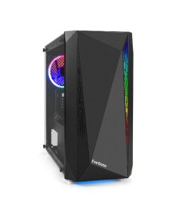 Купить Корпус компьютерный ExeGate Mistery R2 (EX294384RUS BK) черный  в E-mobi