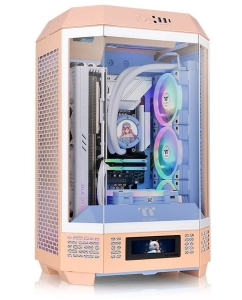 Купить Корпус компьютерный Thermaltake The Tower 300 PEACH Fuzz (CA-1Y4-00S) розовый  в E-mobi