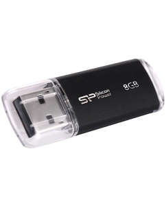 Купить Флешка Silicon Power Ultima II-I 8ГБ Black (SP008GBUF2M01V1K)  в E-mobi