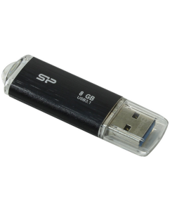 Купить Флешка Silicon Power Blaze B02 8ГБ Black (SP008GBUF3B02V1K)  в E-mobi