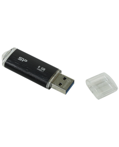Купить Флешка Silicon Power Blaze B02 8ГБ Black (SP008GBUF3B02V1K)  в E-mobi