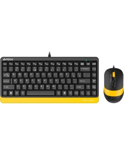 Купить Комплект клавиатура и мышь A4Tech F1110 (F1110 BUMBLEBEE)  в E-mobi