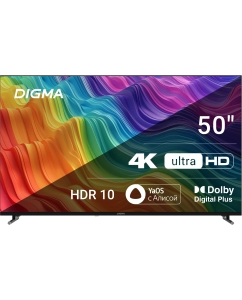 Купить Телевизор DIGMA DM-LED50UBB33, 50&quot;(127 см), UHD 4K  в E-mobi