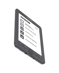 Купить Электронная книга DIGMA K2 Dark Grey  в E-mobi