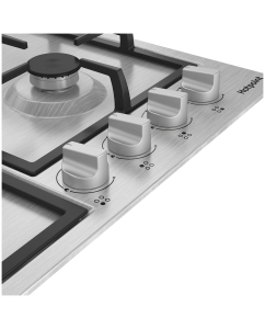 Купить Встраиваемая варочная панель газовая HotPoint HGMT 642 W IX серебристый  в E-mobi