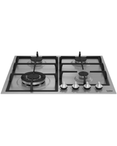 Купить Встраиваемая варочная панель газовая Beko HIYG 64225 SXO серебристый  в E-mobi