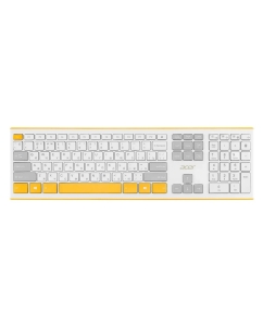 Купить Комплект клавиатура+мышь Acer OCC200, USB, беспроводной, желтый и белый zl.accee.002  в E-mobi