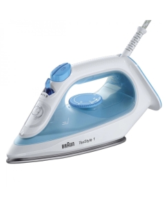 Купить Утюг Braun TexStyle 1 SI1050BL белый, голубой  в E-mobi